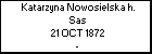 Katarzyna Nowosielska h. Sas