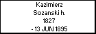 Kazimierz Sozanski h.