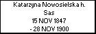 Katarzyna Nowosielska h. Sas
