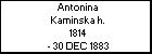 Antonina Kaminska h.