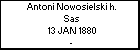 Antoni Nowosielski h. Sas