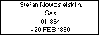 Stefan Nowosielski h. Sas