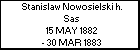 Stanislaw Nowosielski h. Sas