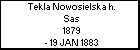Tekla Nowosielska h. Sas