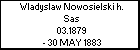 Wladyslaw Nowosielski h. Sas