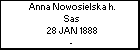 Anna Nowosielska h. Sas