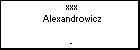 xxx Alexandrowicz