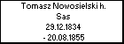Tomasz Nowosielski h. Sas
