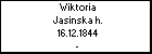 Wiktoria Jasinska h.