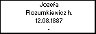 Jozefa Rozumkiewicz h.