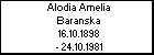 Alodia Amelia Baranska