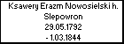 Ksawery Erazm Nowosielski h. Slepowron