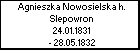 Agnieszka Nowosielska h. Slepowron