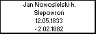 Jan Nowosielski h. Slepowron