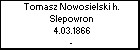 Tomasz Nowosielski h. Slepowron