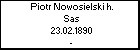 Piotr Nowosielski h. Sas