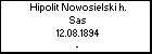 Hipolit Nowosielski h. Sas