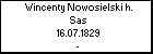 Wincenty Nowosielski h. Sas