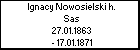 Ignacy Nowosielski h. Sas