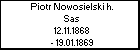 Piotr Nowosielski h. Sas