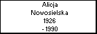 Alicja Nowosielska