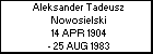 Aleksander Tadeusz Nowosielski