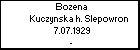 Bozena Kuczynska h. Slepowron