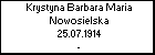 Krystyna Barbara Maria Nowosielska